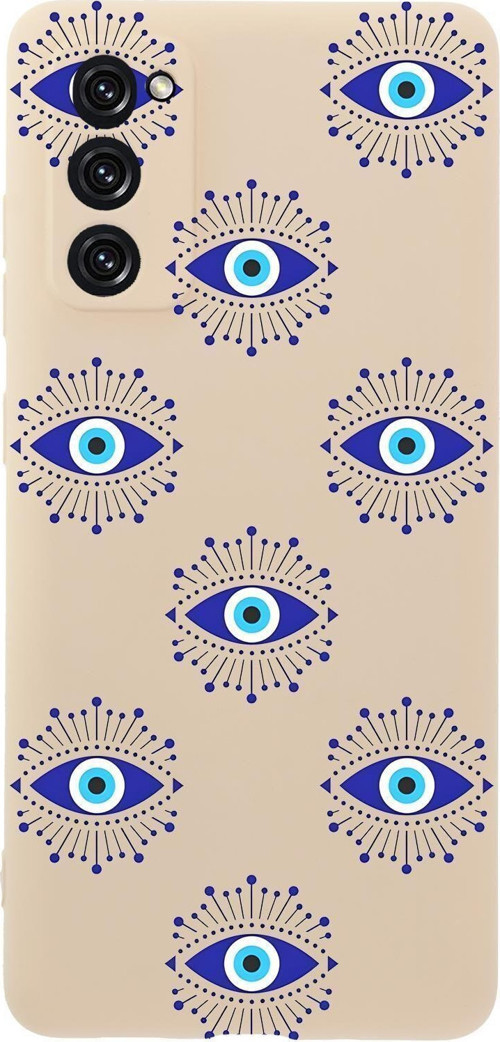 Samsung S20 Fe Uyumlu Mystic Aura Desenli Premium Silikonlu Telefon Kılıfı