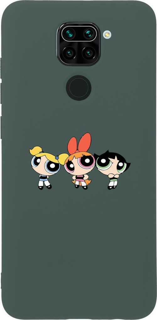 Xiaomi Redmi Note 9 Uyumlu Powerpuff Girls Desenli Premium Silikonlu Lansman Telefon Kılıfı
