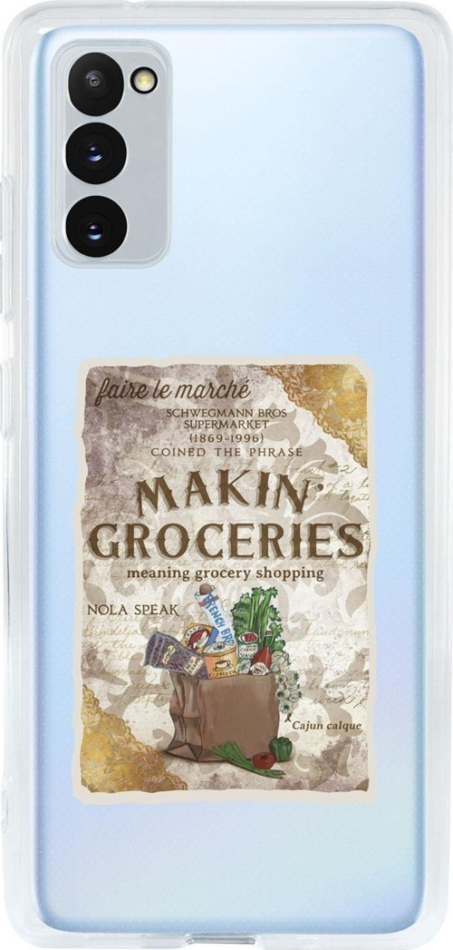 Samsung S20 Fe Makin Groceries Premium Şeffaf Silikon Kılıf