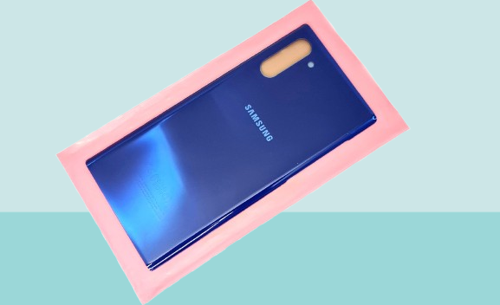 - Samsung Galaxy NOTE 10 Arka Kapak Batarya Kapağı -  MAVİ