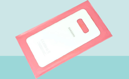 - Samsung Galaxy S10 E Arka Kapak Batarya Kapağı -  BEYAZ