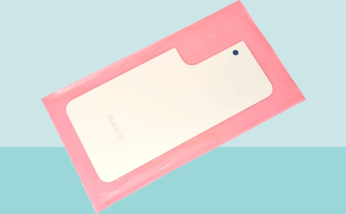 - Samsung Galaxy S22 Arka Kapak Batarya Kapağı -  PEMBE