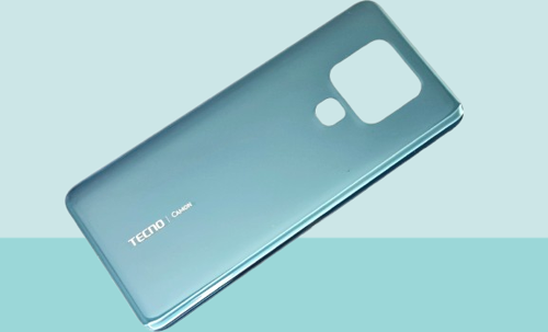 - Tecno Camon 16 (CE7j) Arka Kapak Batarya Kapağı - MAVİ