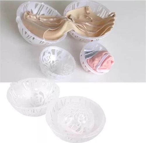 Plastik Kilitli Sütyen Şal Yıkama Topu Filesi 17cm