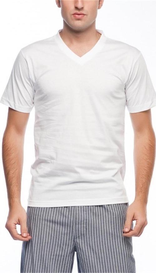 Erkek Atlet Kısa Kollu V Yaka