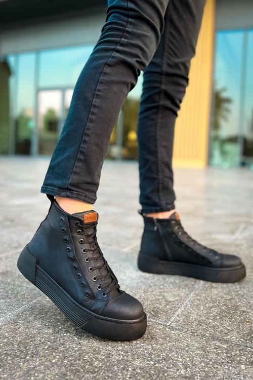 MD167 GST Blazer Erkek Bot SIYAH/SIYAH
