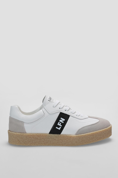Jonat Erkek Deri Sneaker Ayakkabı Beyaz