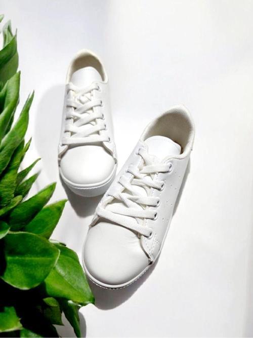 Günlük Bağcıklı Rahat Taban Sneaker Spor Ayakkabı