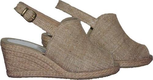 Yazlık Keten Dolgu Topuk Sandalet