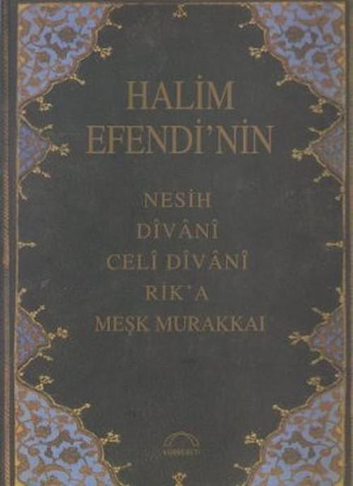 Halim Efendi'nin Nesih - Divani - Celi Divani - Rik'a - Meşk Murakkaı