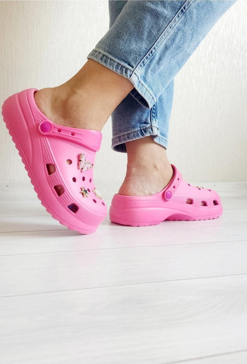 Kadın Yüksek Ökçeli Hastane Aşçı Hemşire Doktor Terliği Kelebek Taşlı