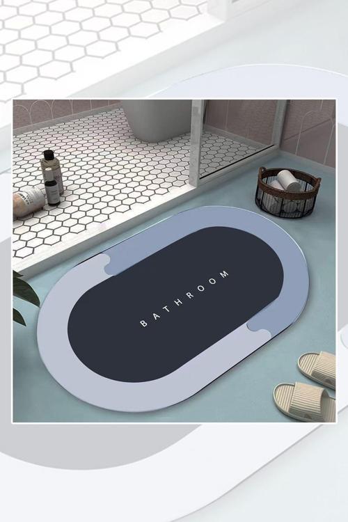Sihirli Ayak Paspası 58X38 Cm Su Emici Paspas Su Çeken Paspas Banyo Paspası
