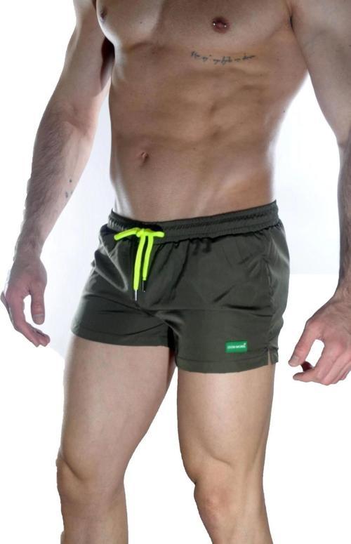 Erkek Yeşil Mini Mayo Short