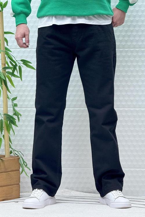 Erkek Beli Lastikli Rahat Kullanım Baggy Kot Pantolon