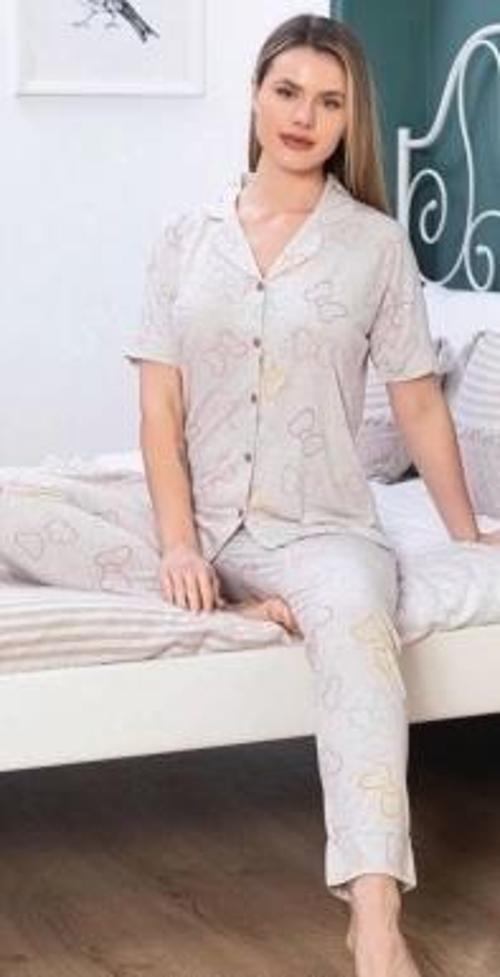 6264 Kadın Patlı Pijama Takımı
