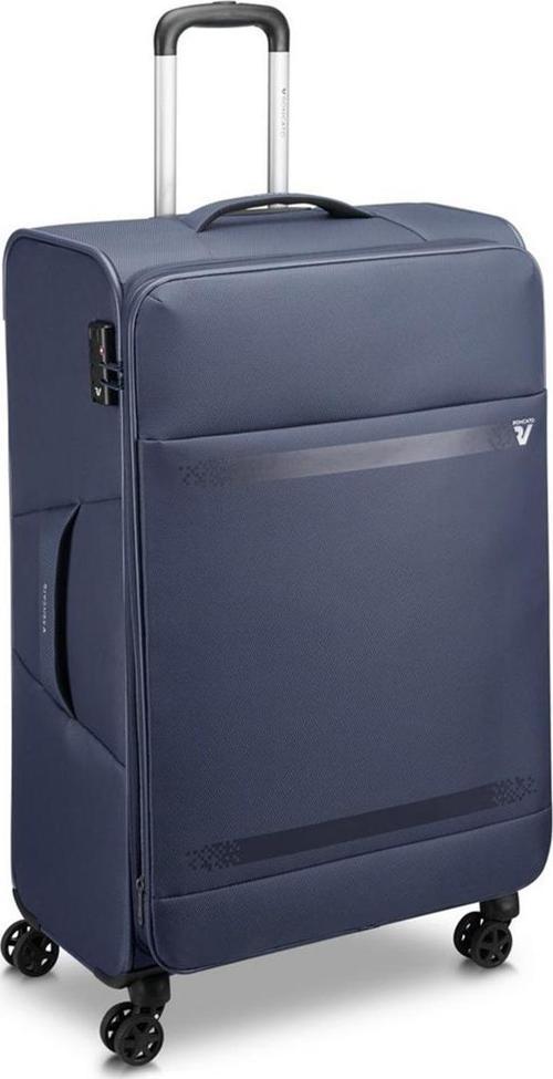 Unisex Valiz 41464123 Roncato Trolley Grande 4R 78 Cm Exp. Jazz 4.0 Blu Notte