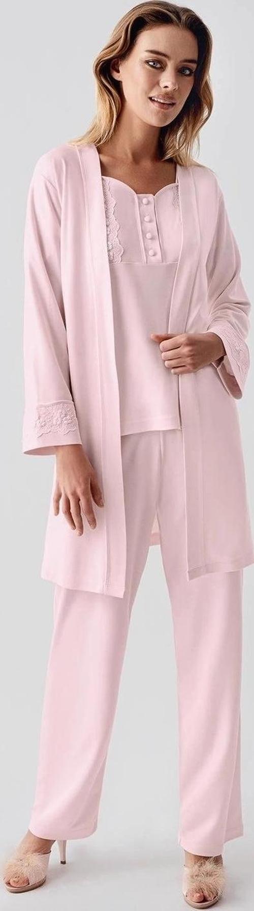 321 Kadın Sabahlıklı Pijama Takımı