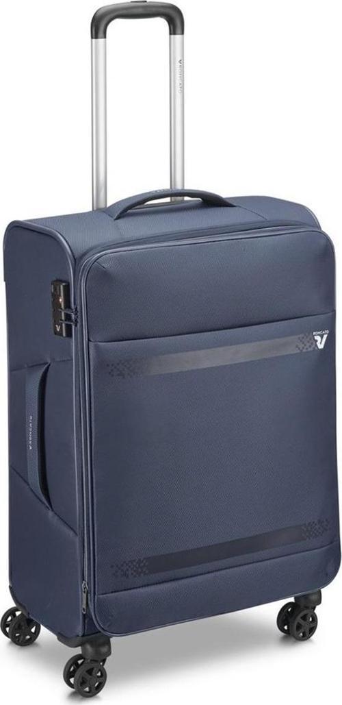 Unisex Valiz 41464223 Roncato Trolley Medıo 4R 65 Cm Exp. Jazz 4.0 Blu Notte