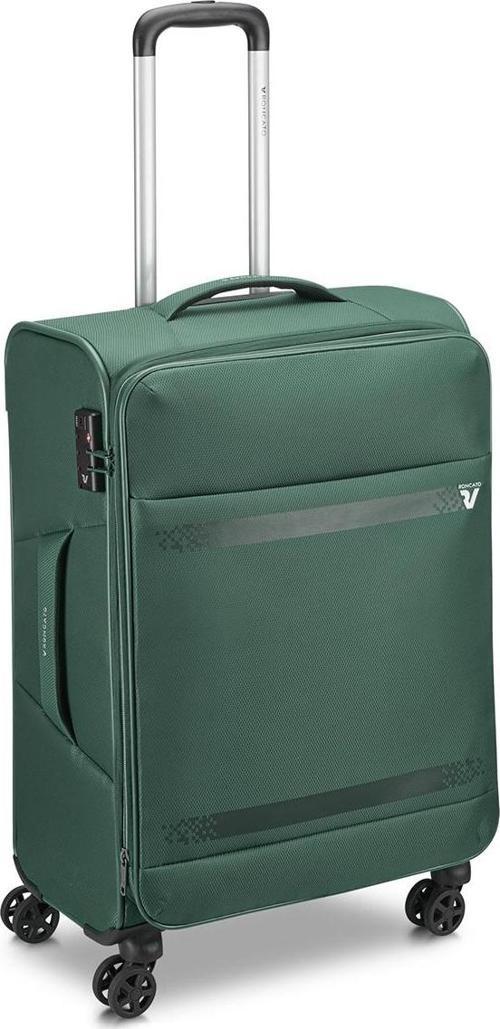 Unisex Valiz 41464287 Roncato Trolley Medıo 4R 65 Cm Exp. Jazz 4.0 Verde Bottiglia