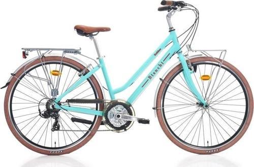 BIANCHI RUBINO KADIN ŞEHİR BİSİKLETİ 430H V 28 JANT 21 VİTES CELESTE GLOSSY