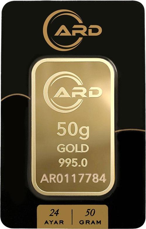 ARD 50 gr 995 24 Ayar Külçe Altın