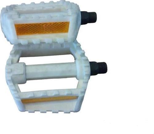 PEDAL MTB BİSİKLET 24-26 JANT İÇİN PLASTİK BİLYALI  REFLEKTÖRLÜ ÇİFT BEYAZ