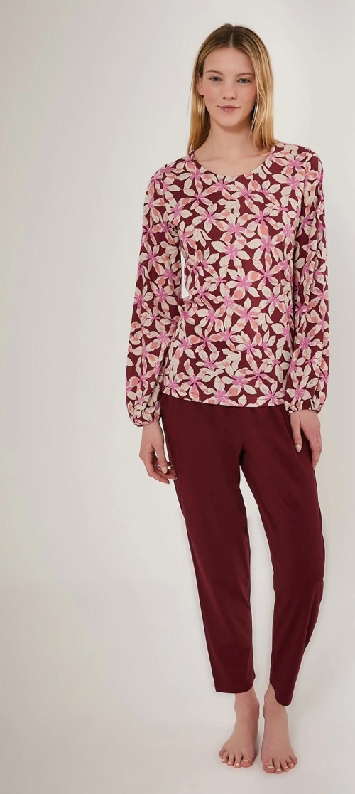 Arnetta 2639-X Çiçek Desenli Kadın Pijama Takımı