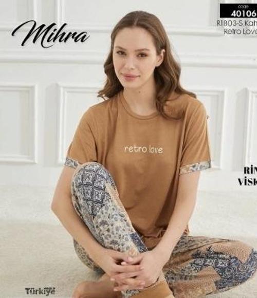 Kadın Kısa Kol Pijama Takımı