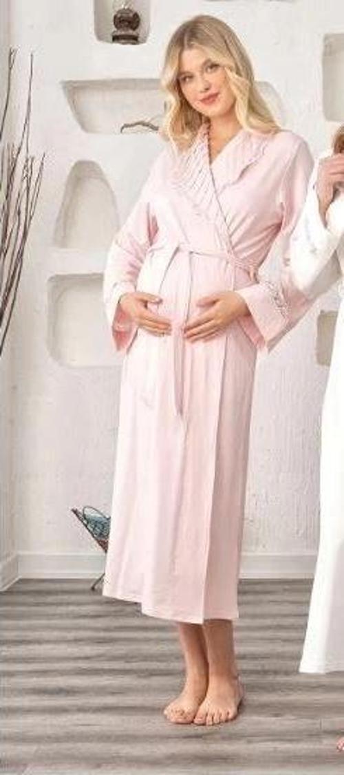 Lycra Nevrürlü Şal Yaka Sabahlık
