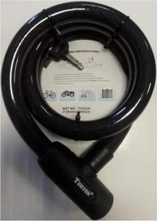 TY-4520 25x1500MM KALIN HALAT KİLİT SİYAH