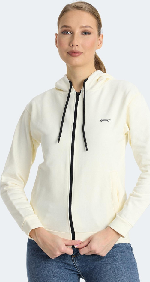 KINET Kadın Sweatshirt Ekru