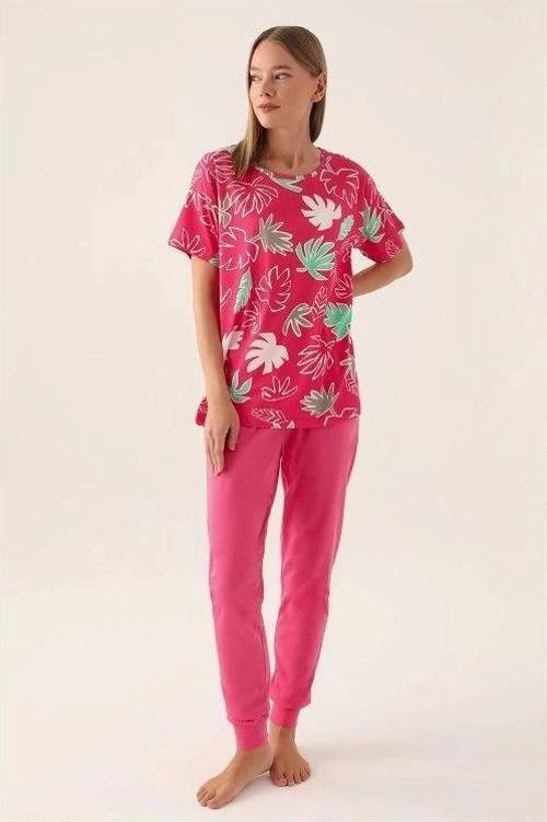Kadın Kısa Kol Pijama Takımı
