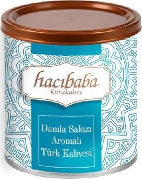 Damla Sakızı Aromalı Türk Kahvesi Teneke 100 gr 6 Adet
