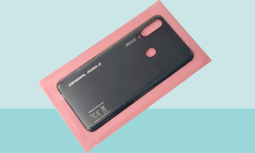 - General Mobile GM 20 PRO Arka Kapak Batarya Kapağı - SİYAH