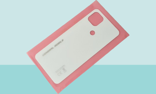 - General Mobile GM 22 Arka Kapak Batarya Kapağı - BEYAZ