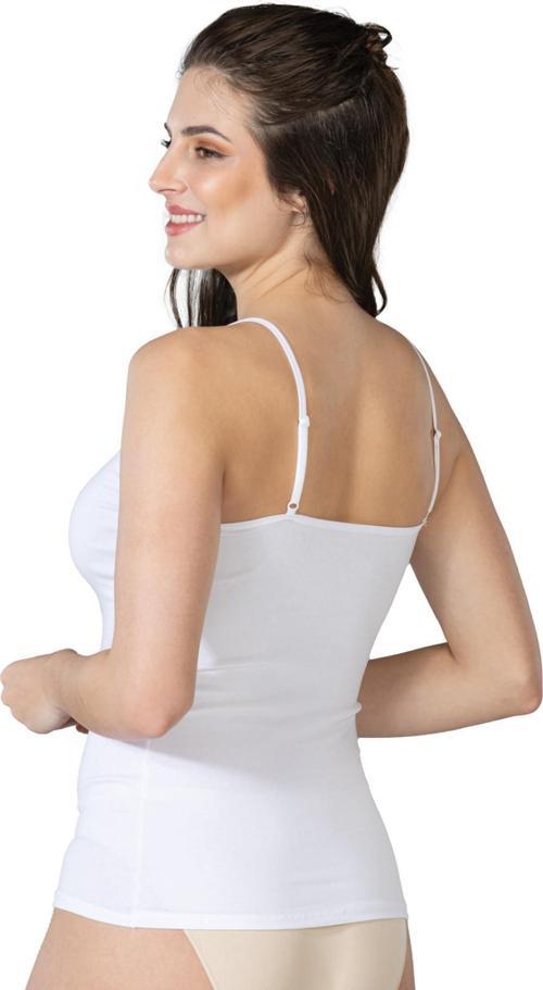 BEYAZ    Cotton İnce Askılı Atlet