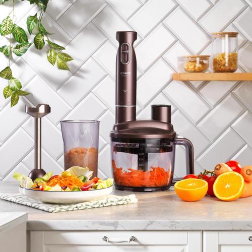 Chef Blend Mega Blender Set-Kahverengi
