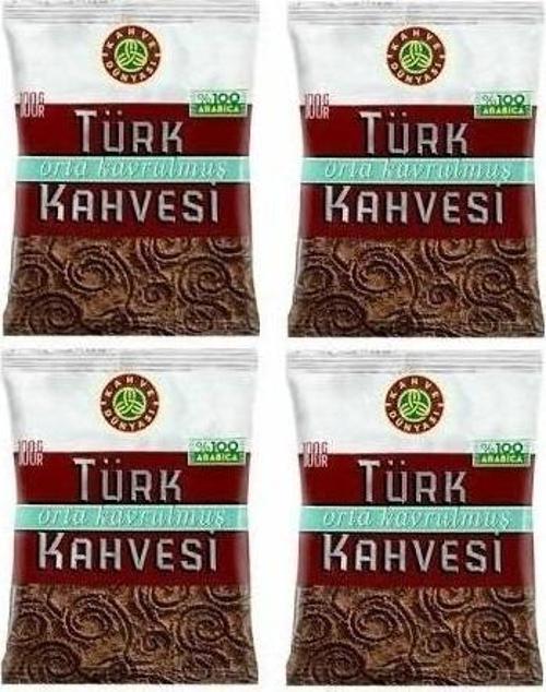 Çok Kavrulmuş Türk Kahvesi 100 Gr (4'lü paket)
