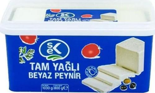 Sek Tam Yağlı Beyaz Peynir 800 gr