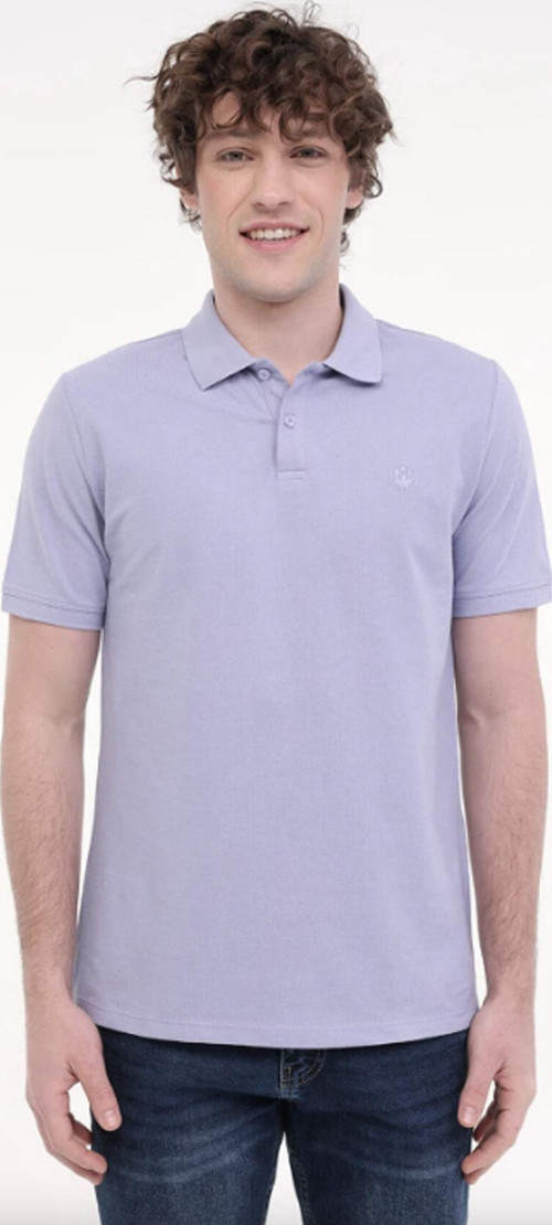 5MMB CT953 POLO T-SH 5FX Erkek Tişört Lila