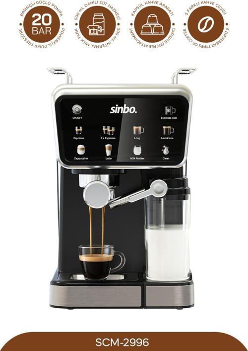 SCM-2996 ESPRESSO KAHVE MAKİNASI