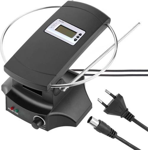 SG-029A Saatli UHF VHF TV Üstü Anten İç Mekan TV Anteni Karasal Yükselticili Tüplü Tv Anteni