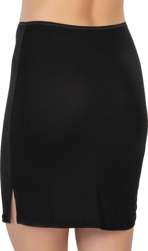 SİYAH    Cotton Midi Jupon
