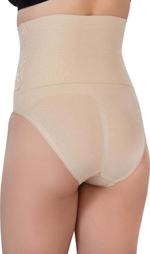 TEN   Önü Dantelli Yüksek Bel Slip Korse
