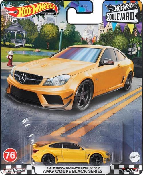 Premium 12 Mercedes Benz C 63 Amg Coupe Black Series Model Araba