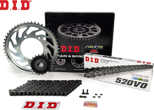 ZİNCİR DİŞLİ SETİ ENDURO R (690 cc) (2019-2020) / ENDURO R / 690cc / ZİNCİR: DID-520 ORING-118 / ÖN-ARKA DİŞL