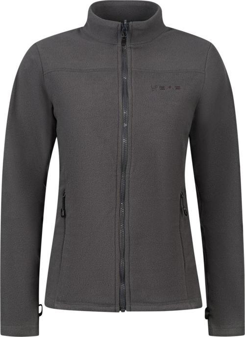 Cara Kadın Tam Fermuarlı İnce Polar Sweatshirt Antrasit