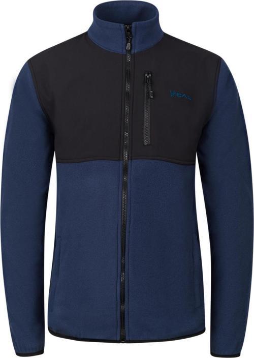 Cliff Erkek Parçalı İnce Polar Sweatshirt Lacivert