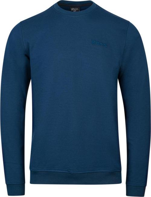 Orlando Erkek İnterlok Sıfır Yaka Sweatshirt Lacivert