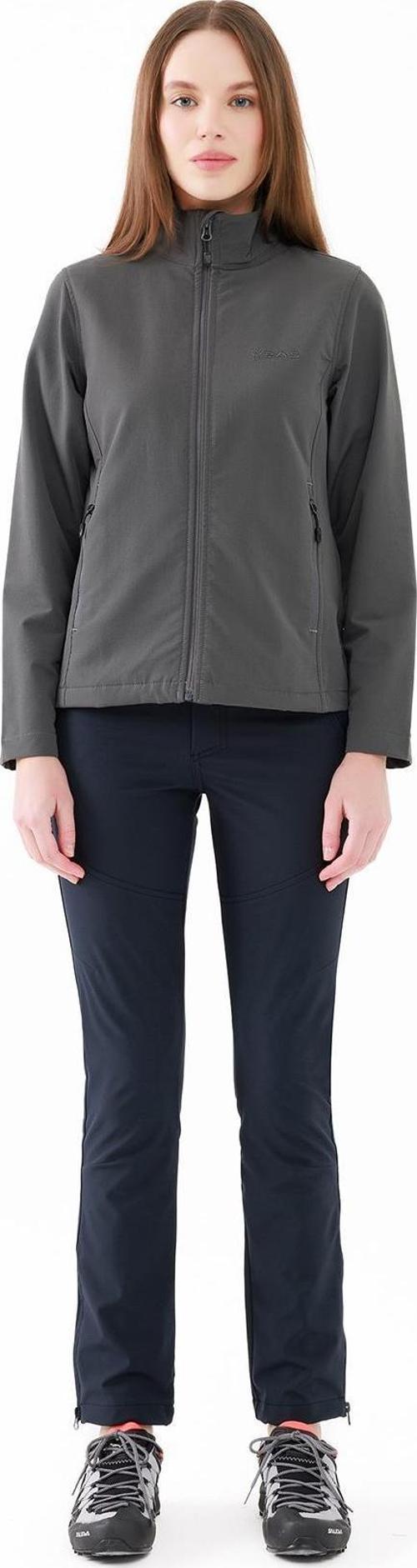 Splint Kadın Softshell Mont Koyu Gri